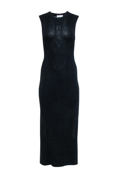 Current Boutique-Equipment - Black Knit "Anthemis" Sleeveless Maxi Dress Sz S