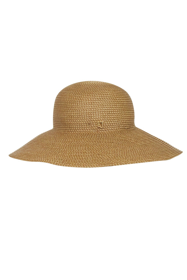 Current Boutique-Eric Javits - Tan Straw Sun Hat