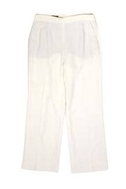 Current Boutique-Escada - Ivory Wool Dress Pants Sz 10