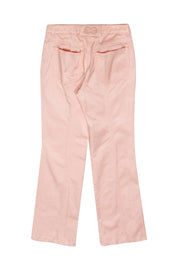 Current Boutique-Escada - Peach Pink Satin Pants Sz 2