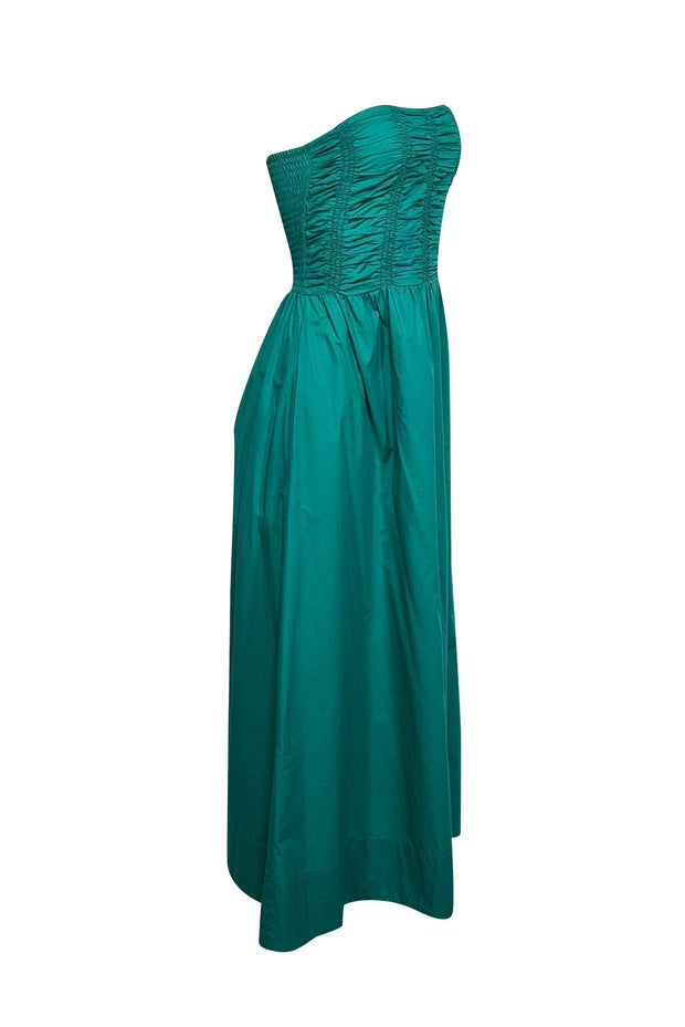 Current Boutique-Faithfull the Brand - Green Strapless Maxi Dress Sz 4