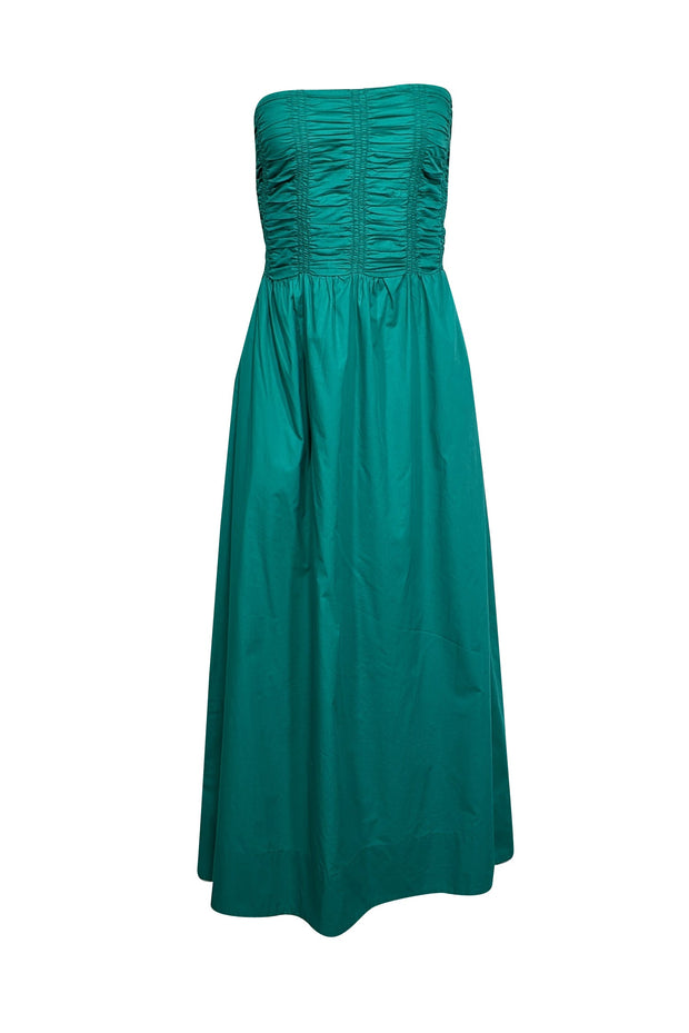 Current Boutique-Faithfull the Brand - Green Strapless Maxi Dress Sz 4