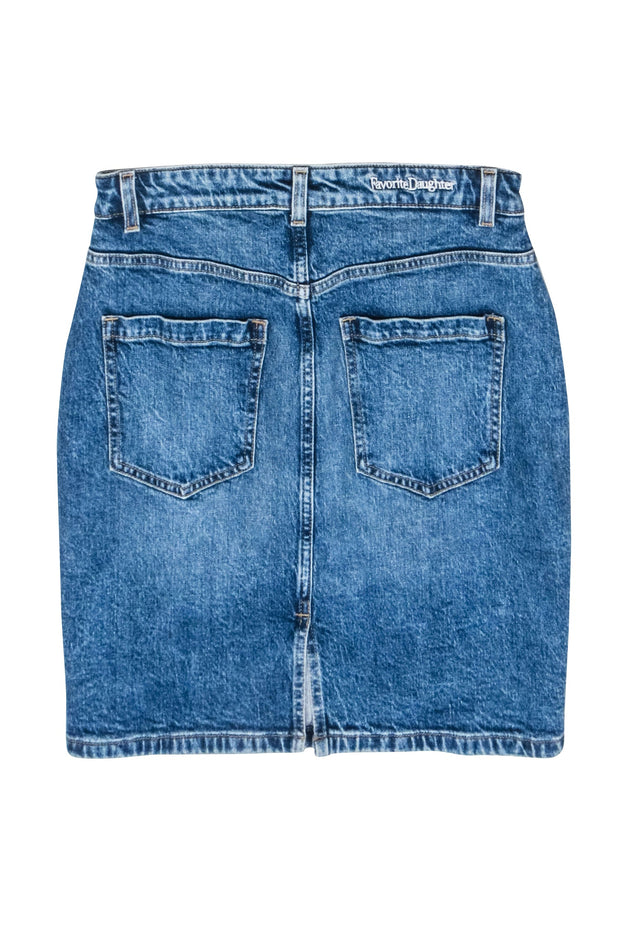 Current Boutique-Favorite Daughter - Blue Medium Wash Denim Skirt Sz 6
