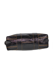 Current Boutique-Fendi - Black Patent Leather Large Shoulder Bag