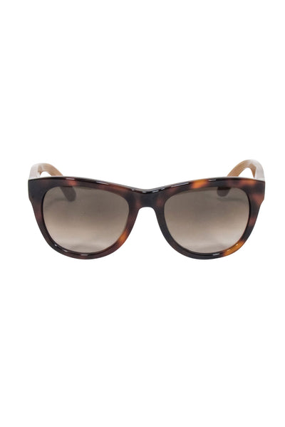 Current Boutique-Ferragamo - Brown Tortoise Front Sunglasses