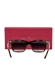 Current Boutique-Ferragamo - Brown Tortoise cat Eye Slim Sunglasses
