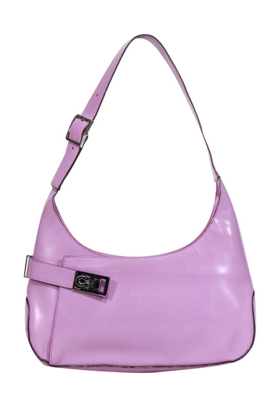 Current Boutique-Ferragamo - Lilac Leather Shoulder Bag