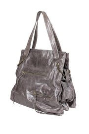 Current Boutique-Foley & Corinna - Grey Distressed Large Shoulder Bag