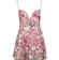 For Love & Lemons - Pink Tulle Mini Dress w/ Floral Embroidery Sz XS