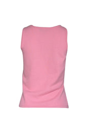 Current Boutique-Forte Cashmere - Pink Cashmere Tank Top Sz S