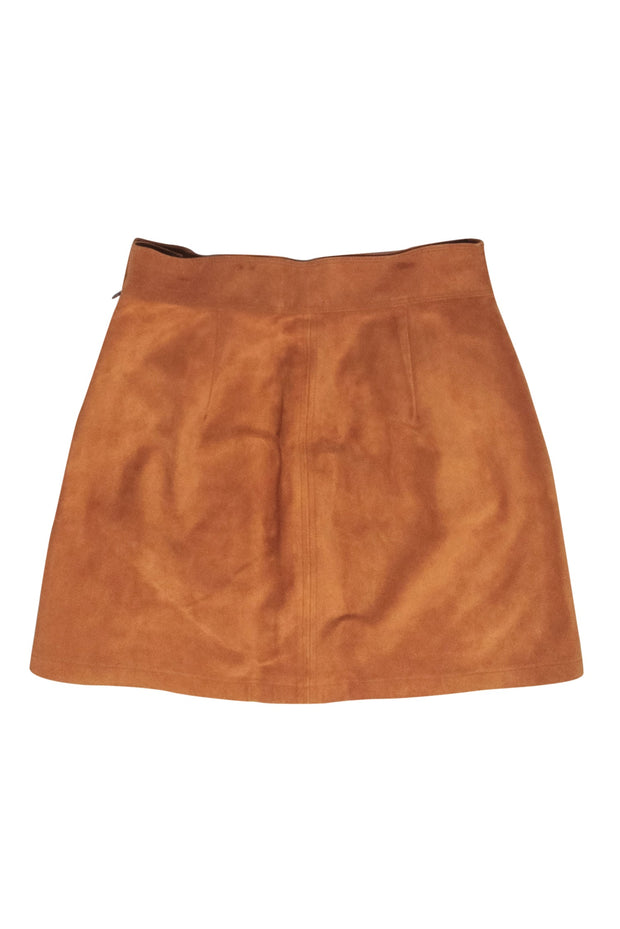 Current Boutique-Frame - Tan Suede Mini Skirt Sz 4