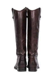 Current Boutique-Frye - Dark Brown "Melissa Button" Tall Boots Sz 5.5