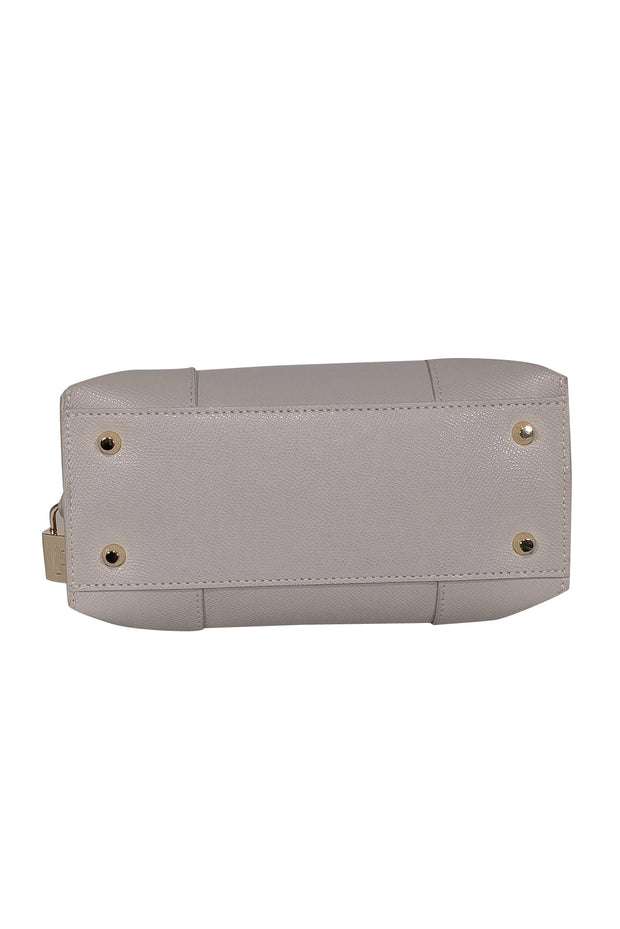 Current Boutique-Furla - Beige Saffiano Leather Crossbody Bag