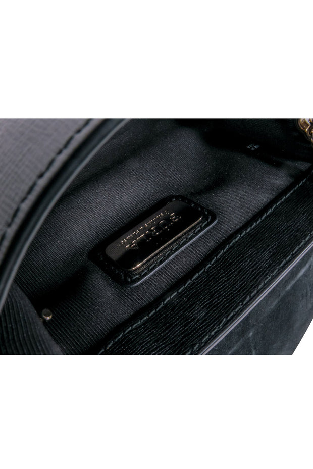 Current Boutique-Furla - Black Mini Crossbody Bag w/ Chain Strap