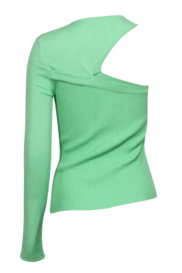 Current Boutique-GAUGE81 - Lime Green One Sleeve Rib Top Sz S/M
