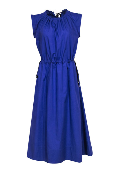 Current Boutique-G. Label by Goop - Purple Poplin Short Sleeve Midi Dress Sz 8