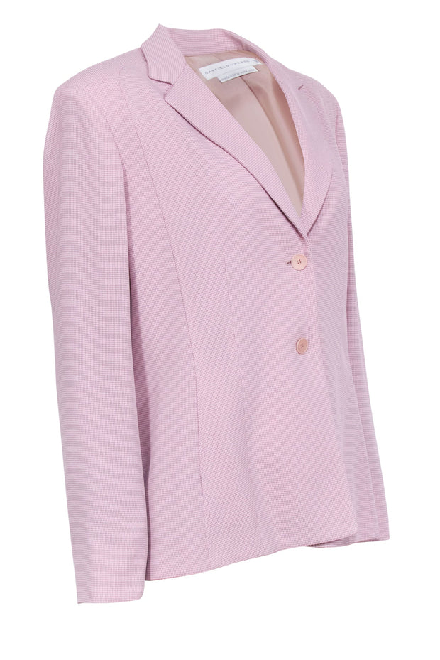 Current Boutique-Garfield & Marks - Pink Dotted Two-Button Blazer Sz 12