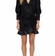LoveShackFancy - Black Jacquard Print Long Sleeve Dress Sz 2