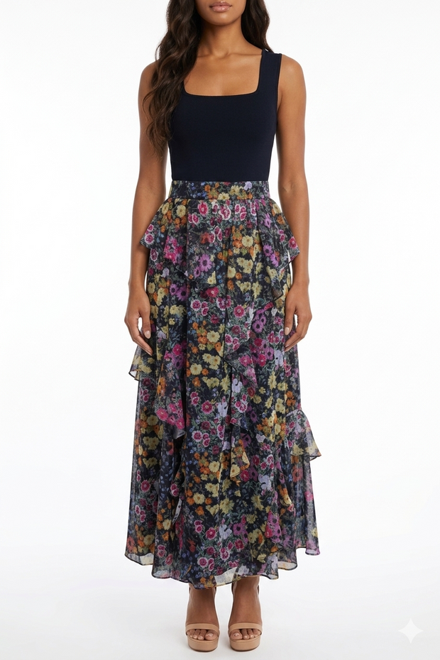 ted baker knitted frill full skirt dress Size 3 cl~sustainable-iga-short-in-coconut