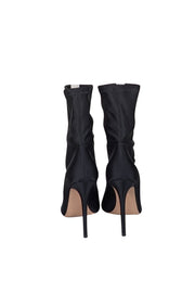 Current Boutique-Gianvito Rossi - Black Stretch Cloth Short Boots Sz 8.5