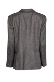 Current Boutique-Giorgio Armani - Brown & Beige Double Button Blazer Sz 12