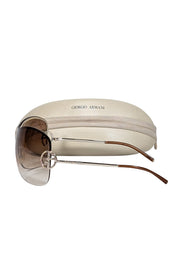 Current Boutique-Giorgio Armani - Brown Ombre Frameless Sunglasses