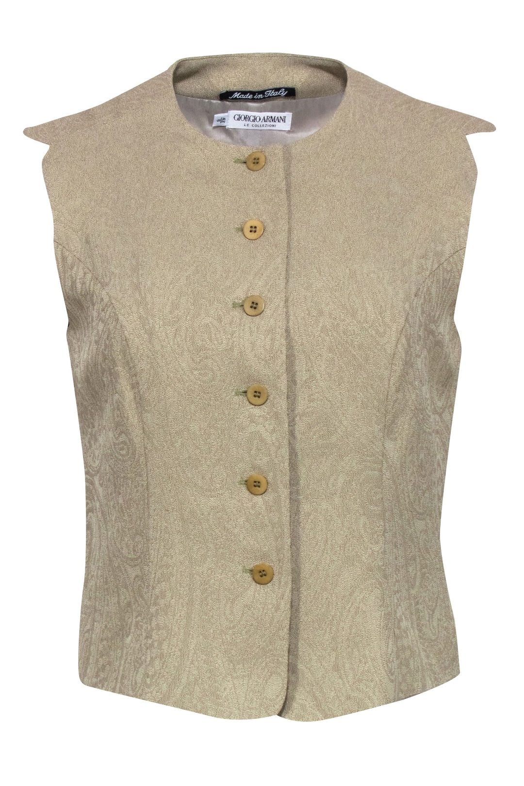 Giorgio Armani - Vintage Beige Vest Sz 8