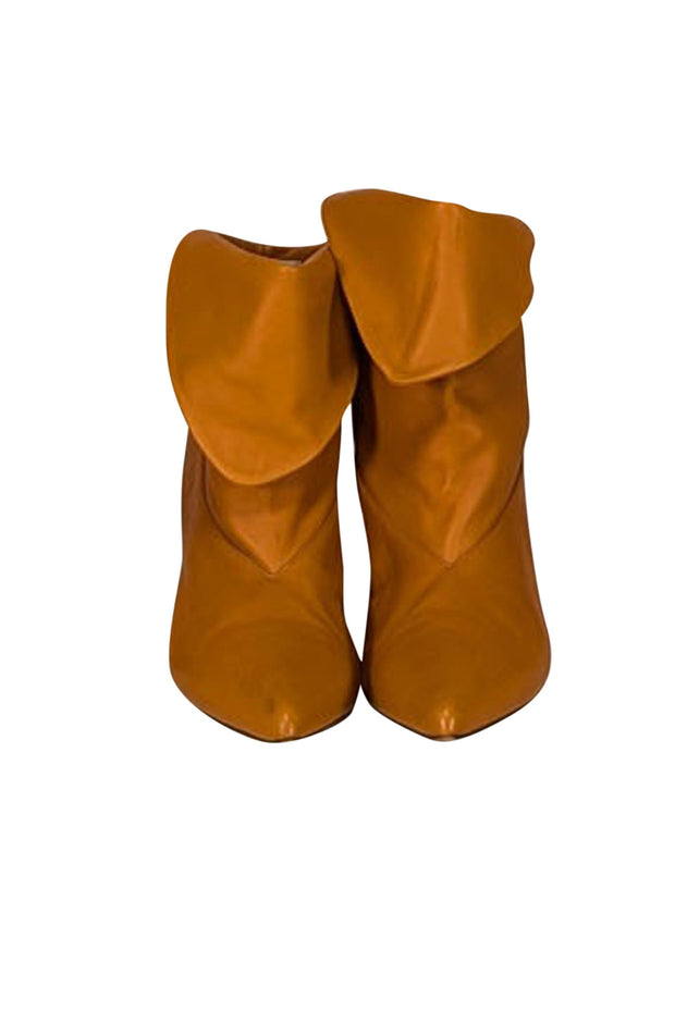 Current Boutique-Givenchy - Tan Leather Short Boots Sz 7.5