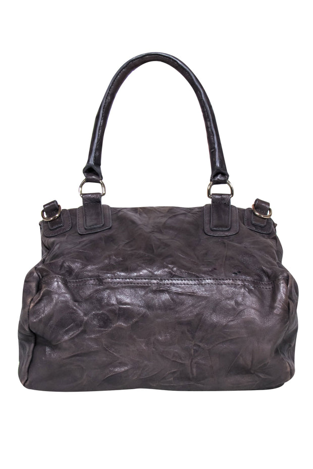 Current Boutique-Givenchy - Taupe Leather Large Satchel Bag