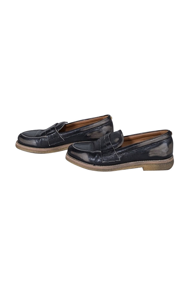 Current Boutique-Golden Goose - Black Leather Loafers Sz 11