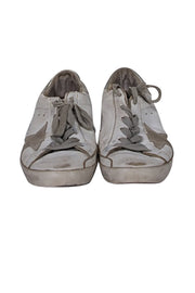 Current Boutique-Golden Goose - Ivory "Superstar" Sneakers Sz 8