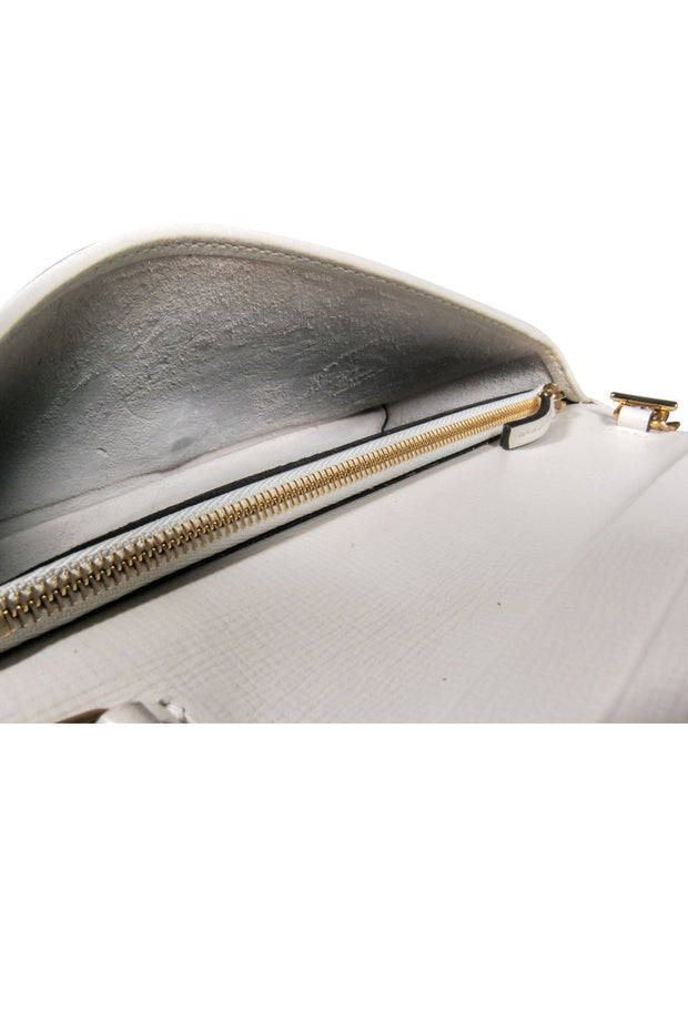 Current Boutique-Gucci - Beige & Cream Horsebit 1955 Wallet On Chain Crossbody Bag