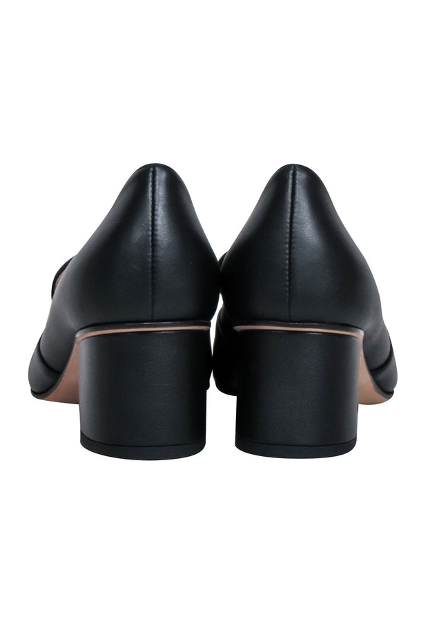 Current Boutique-Gucci - Black Block Heel Horsebit Basic Pumps Sz 6