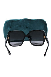 Current Boutique-Gucci - Black Large Sunglasses w/ Logo Side Detail