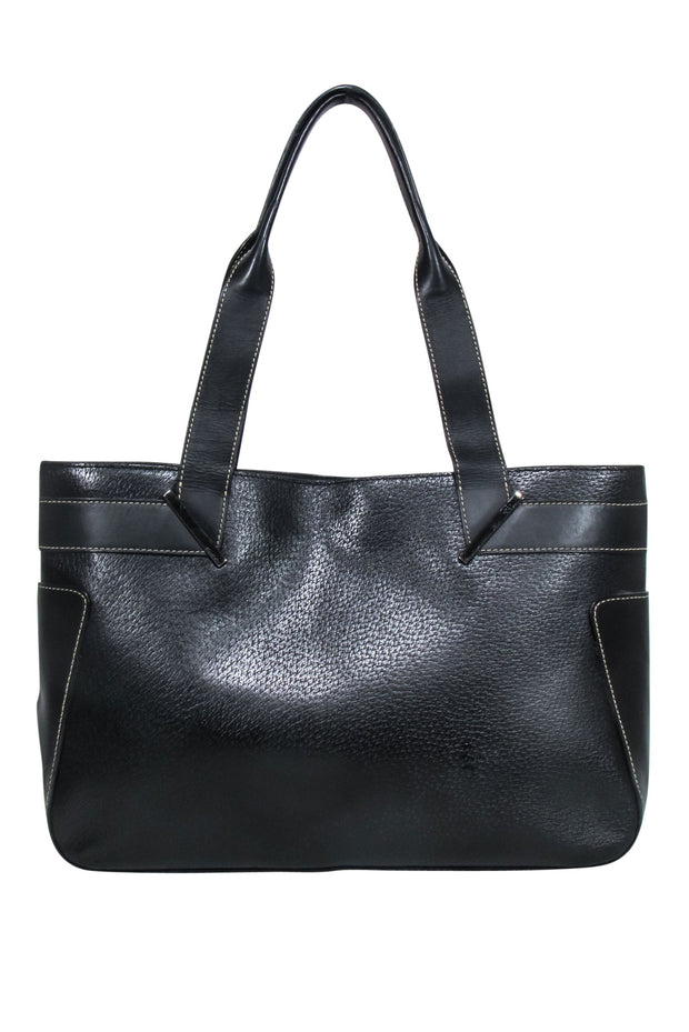Current Boutique-Gucci - Black Leather Mini Tote Bag