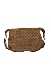 Current Boutique-Gucci - Brown Monogram Canvas Shoulder Bag