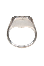 Current Boutique-Gucci - Red Heart Sterling Silver Ring Sz 8