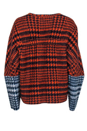 Current Boutique-Hache - Orange Houndstooth Sweater Sz 6