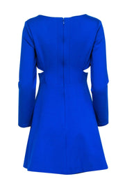 Current Boutique-Halston Heritage - Cobalt Blue Side Cut Out Dress Sz M