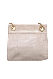 Current Boutique-Hammitt - Beige & Cream Blend "Tony" Small Crossbody Bag