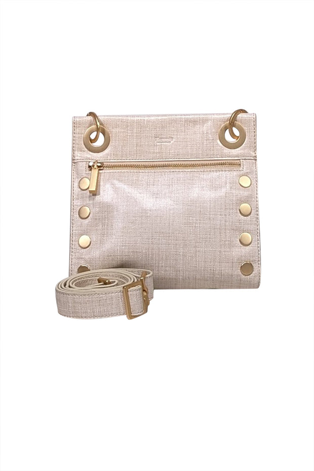 Current Boutique-Hammitt - Beige & Cream Blend "Tony" Small Crossbody Bag