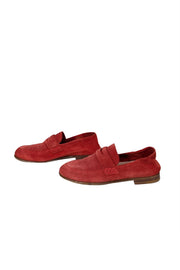 Current Boutique-Harrys of London - Red Suede Loafers Sz 7