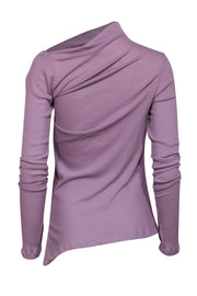 Current Boutique-Helmut Lang - Lavender Ribbed Long Sleeve Top Sz M
