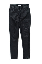 Current Boutique-IRO - Black Leather Skinny Pants Sz 4