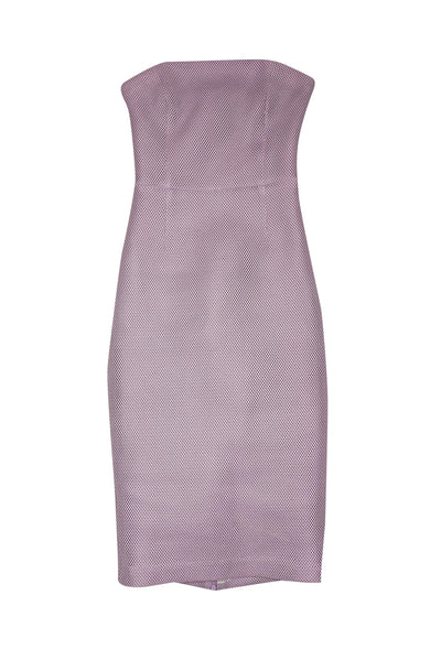Current Boutique-Intermix - Lilac Mesh Strapless Dress Sz P