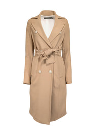 Current Boutique-Iris Setlakwe - Beige Trench Coat Sz 0