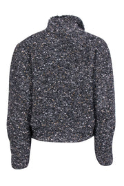 Current Boutique-Isabel Marant Etoile - Grey Tweed Cropped Jacket Sz 4