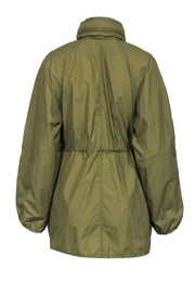 Current Boutique-Isabel Marant Etoile - Olive Zipper Front Hooded Windbreaker Sz 6