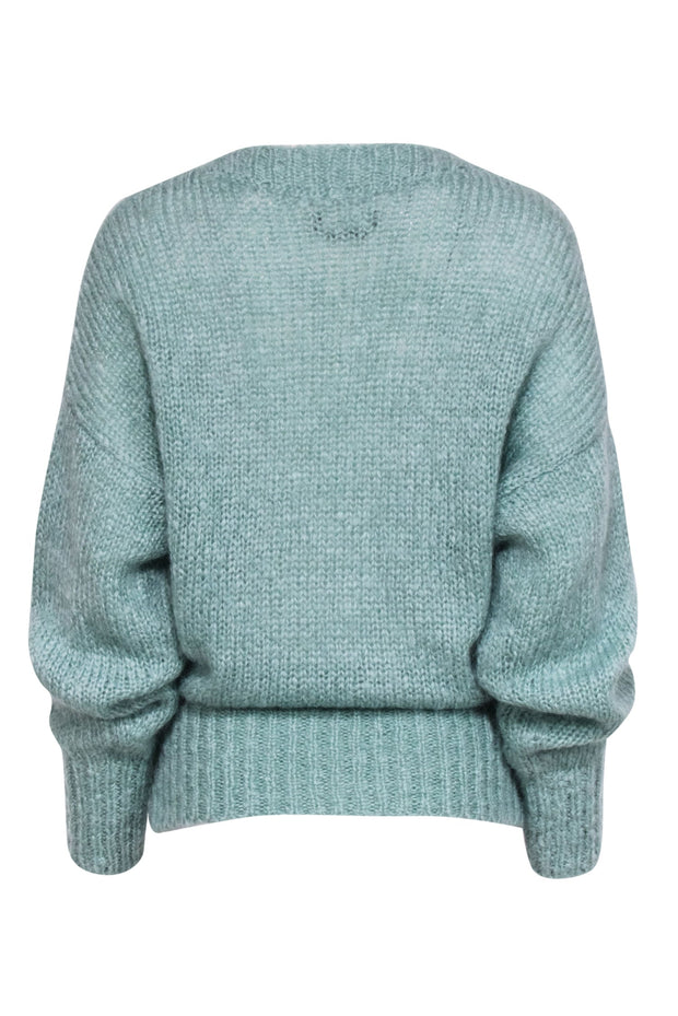 Current Boutique-Isabel Marant - Green Mohair Blend Sweater Sz S