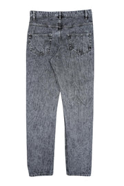 Current Boutique-Isabel Marant - Grey Wash Jeans w/ Textured Waist Detail Sz 12